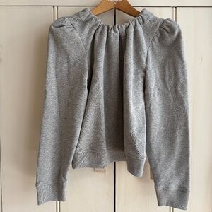 Goop Puff Sleeve G Label sweatshirt with Tie Neck